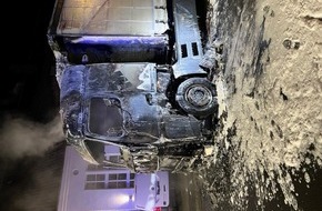 Polizeiinspektion Heidekreis: POL-HK: Munster: Brand eines Lkw