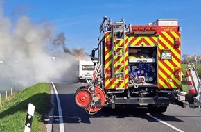 Feuerwehr Ennepetal: FW-EN: Brand eines Wohnmobiles