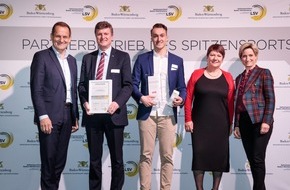 GTÜ Gesellschaft für Technische Überwachung mbH: GTÜ erneut als "Partnerbetrieb des Spitzensports" ausgezeichnet