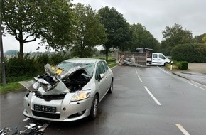 Polizeiinspektion Oldenburg-Stadt / Ammerland: POL-OL: +++ Westerstede: Verkehrsunfall mit vier beteiligten Fahrzeugen und Sachschaden im mittleren fünfstelligen Bereich +++