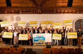 Engagement Global gGmbH: Langeoog, Ludwigsburg und Lübeck sind „Hauptstädte des Fairen Handels“