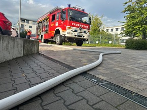 FW Weinheim: Heftiges Unwetter sorgt für mehrere Feuerwehreinsätze Tiefgaragen, Keller und Straßen betroffen