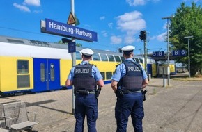 Bundespolizeiinspektion Hamburg: BPOL-HH: Bahnhof Harburg: Bundespolizei nimmt per Haftbefehl gesuchten Mann fest- 46-J&auml;hriger hat noch eine Freiheitsstrafe von 10 Monaten zu verb&uuml;&szlig;en-