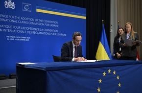 F&uuml;rstentum Liechtenstein: Liechtenstein unterzeichnet &Uuml;bereinkommen zur Errichtung einer Schadenskommission f&uuml;r die Ukraine