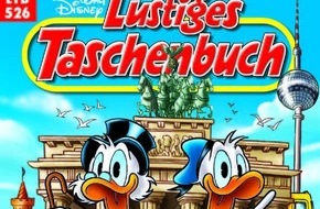Egmont Ehapa Media GmbH: Mauerfall-Jubiläum im Lustigen Taschenbuch - Gangsterjagd durch Berlin!