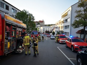 KFV Sigmaringen: Alarm zum Brand im Dachbereich eines Altenheims in Sigmaringen