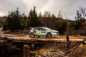 Rallye Chile Bio Bío: Škoda Teams gewinnen WRC2 Challenger- und WRC Masters Cup-Wertung