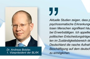Bayerische Landesärztekammer (BLÄK): Allen Geflüchteten die rasche Aufnahme einer Beschäftigung auf dem Arbeitsmarkt ermöglichen