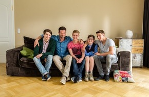 ZDF: "Herzensbrecher - Vater von vier Söhnen" wird fortgesetzt /  ZDF bestellt zwölf neue Folgen der Familienserie (FOTO)