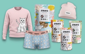 STRAYZ Petfood GmbH: Presseinfo: Geschenkideen für Katzenfans, die spenden!