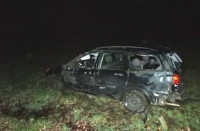 Polizei Minden-Lübbecke: POL-MI: Stellenweise glatte Straßen im Mühlenkreis: Polizei registriert zwei Verletzte bei sechs Unfällen