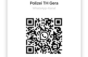Landespolizeiinspektion Gera: LPI-G: Blaulicht aufs Handy: Th&uuml;ringer Polizei startet WhatsApp-Kan&auml;le