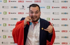 SwissSkills: Luca Roma vince la medaglia di bronzo agli EuroSkills a Graz