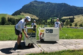 IG saubere Umwelt IGSU: Medienmitteilung: «Bergpanorama statt Abfallberge: IGSU-Botschafter auf der Rigi»