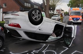 Polizei Mettmann: POL-ME: Hoher Sachschaden: Alleinunfall nach Alkoholkonsum - 2504055