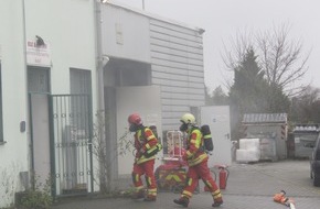 Feuerwehr Heiligenhaus: FW-Heiligenhaus: Brand in einem Gewerbebetrieb (Meldung 34/2021)