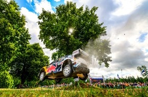 Ford-Werke GmbH: Ford Puma Hybrid Rally1-Pilot Martins Sesks war die Sensation der WM-Rallye Lettland