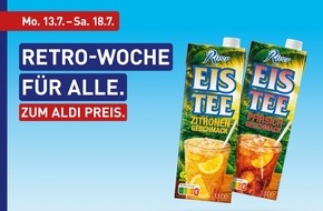 Unternehmensgruppe ALDI Nord: Comeback des Jahres: ALDI Nord bringt Kult-Eistee zur&uuml;ck