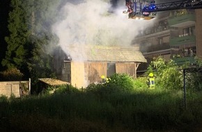 Feuerwehr Mönchengladbach: FW-MG: Brand in einem Geräteschuppen