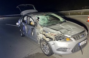Autobahnpolizeiinspektion: API-TH: zwei Verletzte nach Verkehrsunfall mit drei beteiligten Fahrzeugen