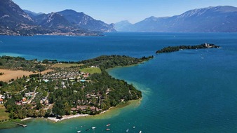 Lago di Garda Camping mit zwei neuen Campingplätzen und vielen neuen Einrichtungen auf den 19 Plätzen