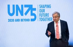 Deutsche Gesellschaft für die Vereinten Nationen e.V.: UN-Generalsekretär António Guterres zu Gast in Berlin / Covid-19 als Weckruf für den Multilateralismus