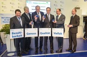 Lebensmittelverband Deutschland e. V.: "Dialog-Lebensmittel" mit Bundesminister Schmidt auf der Grünen Woche gestartet