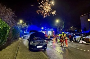 Feuerwehr Heiligenhaus: FW-Heiligenhaus: Zwei Einsätze für die Feuerwehr Heiligenhaus in der Silvesternacht