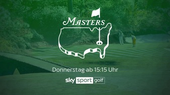 Sky Deutschland: Free Masters Thursday: Tag 1 in Augusta für alle Fans frei empfangbar - die besten Golfer der Welt mit Deutschlands Top-Profi Stephan Jäger live und exklusiv bei Sky Sport