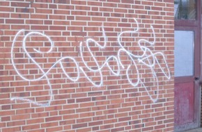 Polizeidirektion Göttingen: POL-GOE: (65/2013) Mehrere Fassaden besprüht - bisher fünf Geschädigte