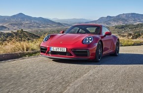 Porsche Schweiz AG: Originali e dinamici come mai prima: i nuovi modelli Porsche 911 GTS
