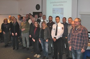 Polizeiinspektion Rotenburg: POL-ROW: ++ Unfallkommission für Wildunfälle des Landkreises Rotenburg tagt bei der Polizei ++