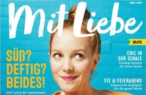 EDEKA ZENTRALE Stiftung & Co. KG: Deutschlands größtes Foodmagazin weiterentwickelt - MIT LIEBE: Neuer Look für EDEKAs Kundenmagazin (FOTO)