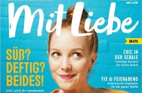 EDEKA ZENTRALE Stiftung & Co. KG: Deutschlands größtes Foodmagazin weiterentwickelt - MIT LIEBE: Neuer Look für EDEKAs Kundenmagazin