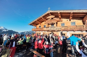 SkiWelt Wilder Kaiser-Brixental Marketing GmbH: Hütten-Gaudi-Wochen in der SkiWelt mit Skiguides, Livemusik und guter Stimmung - BILD