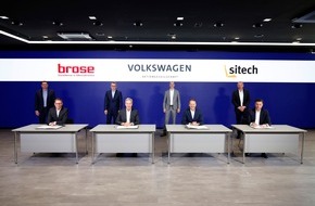Brose Fahrzeugteile SE & Co. KG, Coburg: Press release: Brose and Volkswagen AG sign joint venture agreement