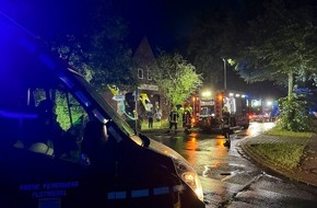 Feuerwehr Flotwedel: FW Flotwedel: Brennendes Bücherregal sorgt für Feuerwehreinsatz in Bröckel