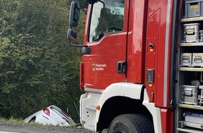 Feuerwehr Iserlohn: FW-MK: Verkehrsunfall auf der Seilerseestraße