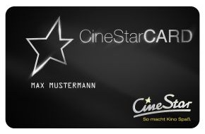 CineStar: Treue lohnt sich! CineStar präsentiert umfangreiches KundenCARD-Programm