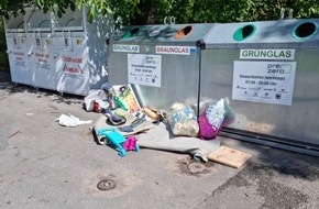 Polizeiinspektion Nienburg / Schaumburg: POL-NI: Illegale Müllablagerung an Glascontainern