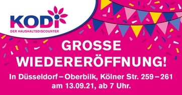 KODi Diskontläden GmbH: KODi reloaded: Filiale in Oberbilk erstrahlt in neuem Look!