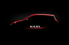 Opel Automobile GmbH: Der neue Kleine mit dem großen Namen: Opel präsentiert den Karl (FOTO)