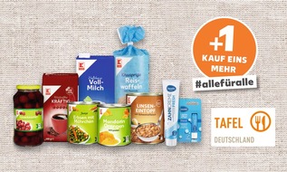 Kaufland: "Die Tafeln brauchen unsere Unterstützung jetzt mehr denn je" / Bundesweite Hilfsaktion "Kauf-eins-mehr" bei Kaufland