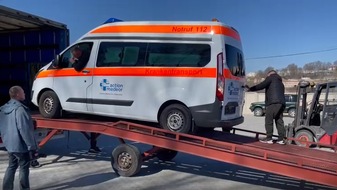 action medeor e.V.: Krankenwagen von action medeor haben Ukraine erreicht