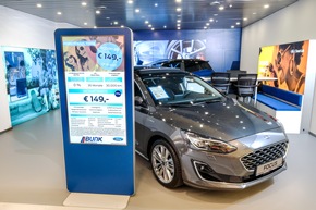 Ford geht dahin, wo Kunden einkaufen: In Zusammenarbeit mit dem Autohaus Bunk werden in der Europa-Galerie in Saarbrücken neue Möglichkeiten zum Kauf von Autos getestet