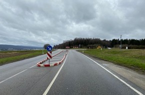 Polizeidirektion Trier: POL-PDTR: Unfallflucht am Kreisverkehr Hinzerath