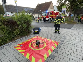 KFV Bodenseekreis: Feuerwehr löscht Großbrand