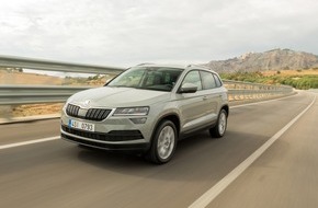 Skoda Auto Deutschland GmbH: SKODA KAROQ: Ausstattungslinie Active und neue Antriebsoptionen ab sofort bestellbar (FOTO)