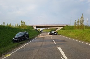 Kreispolizeibehörde Wesel: POL-WES: Wesel - Nach schwerem Verkehrsunfall auf der B 58 n sucht die Polizei Zeugen