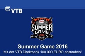 VTB Direktbank: Summer Game 2016: Mit der VTB Direktbank 100.000 EURO abstauben